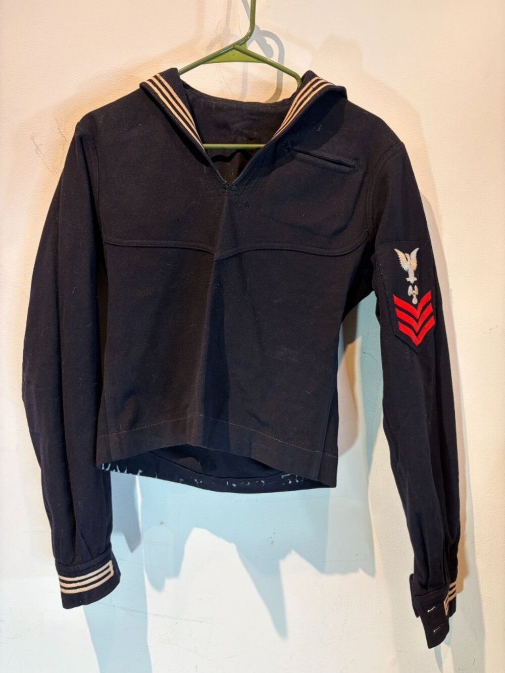 WWII - Korean War US Navy Engineering Petty Officer 1st Class Jumper Uniform w p